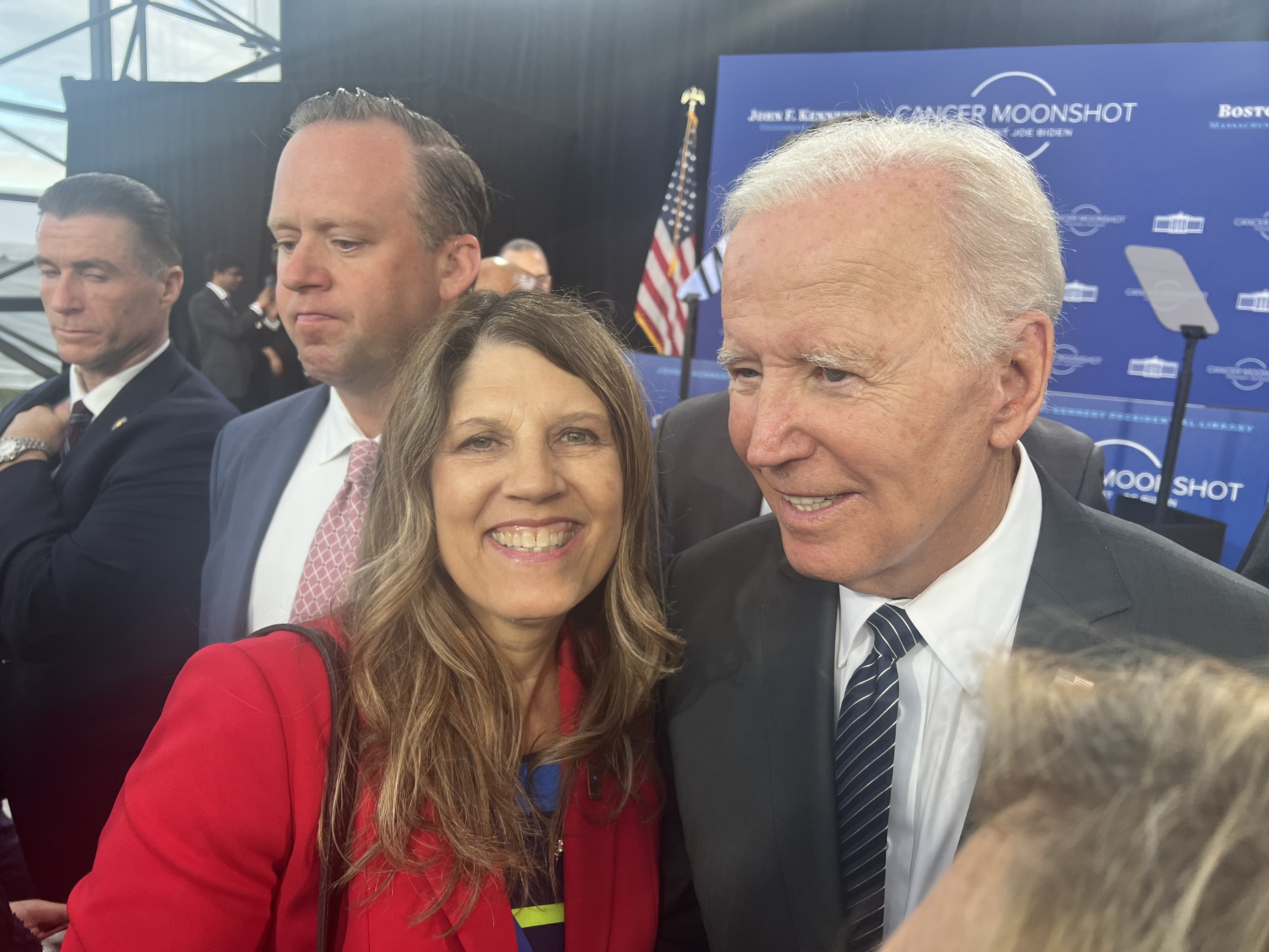 ONS President Jeannine M. Brant, PhD, APRN-CNS, AOCN®, FAAN, and President Joe Biden