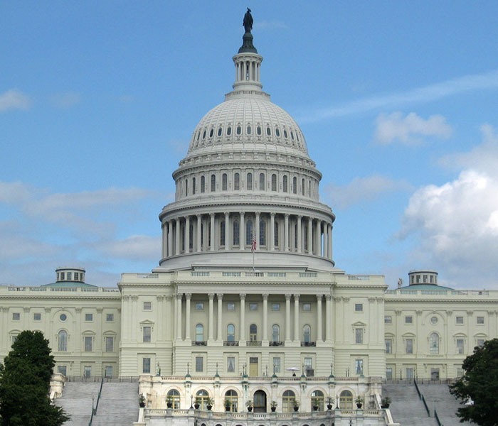 The Capitol Building in nice weather