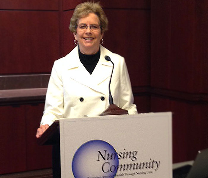 ONS president-elect, Susan Schneider, PhD, RN, AOCN®