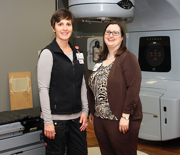 Oncology nurses at local community cancer center